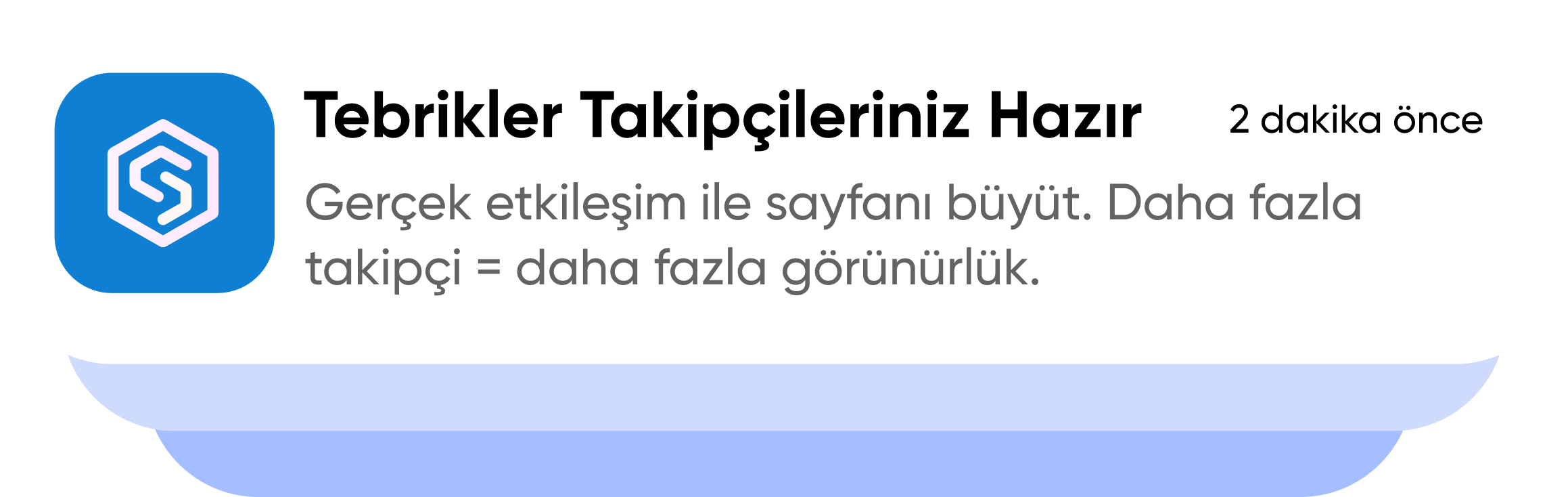 Tebrikler Takipçileriniz Hazır